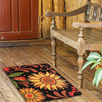 Prairie Sunflowers Jellybean Accent Washable Rug 20" x 30" JB-JB084