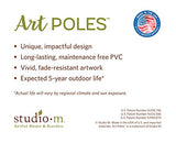 Studio M - 20" Art Pole - Folk Garden