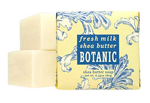 Greenwich Bay - 6oz Botanical Shea Butter - 3 Bar Soaps - Fresh Milk