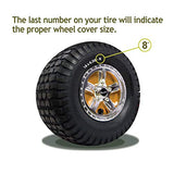 Good Vibrations - Wheelies - 8" Tractor Wheel Cover Set - Black