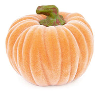 Boston International - Small Velvet Pumpkin - Orange