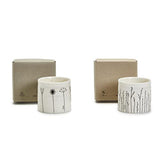 Two's Company - Floral Tea Light Holder in -  2 Designs