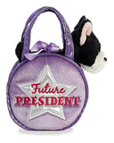 Aurora - Fancy Pals Pet Carrier - Future President  Boston Terrier - 7"