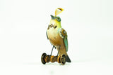 Mullanium - Steampunk Inspired Sculpture - Pastel Silver Eye on Wheels