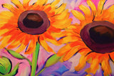 Olivia's Home - 32" x 22" Accent Rug - Sunflowers in The Breeze
