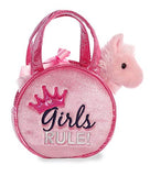 Aurora - Fancy Pals - Pet Carrier - Girl Power w/ Llama - 7"