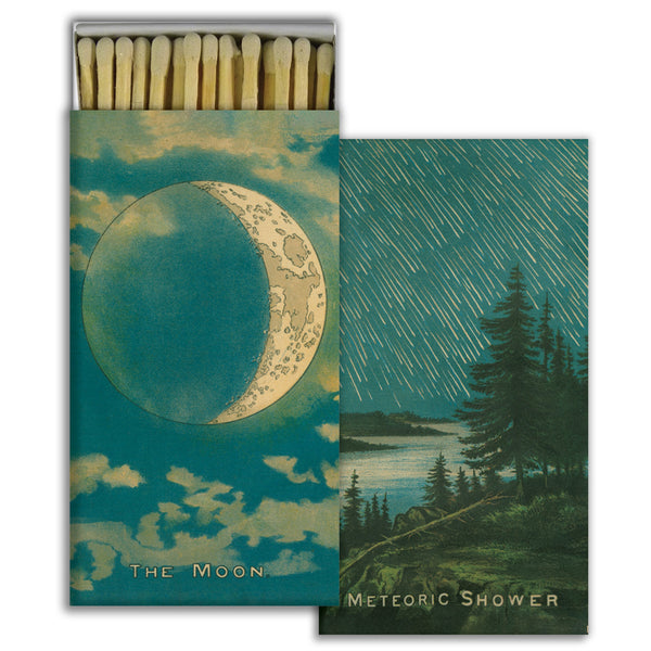 HomArt - Match Box Set of 2 - The Moon & Meteoric Shower