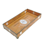 JM Piers - Footed Glass Serving Tray - Cristal Replica