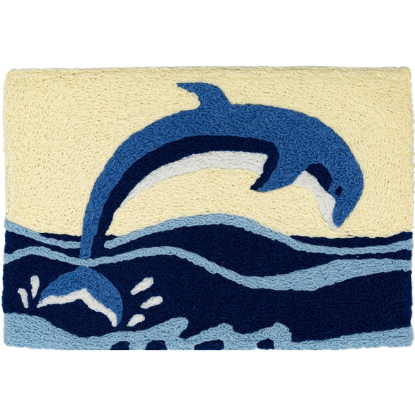 Jellybean - 20x30 Indoor/Outdoor Accent Rug - Dolphin Breach