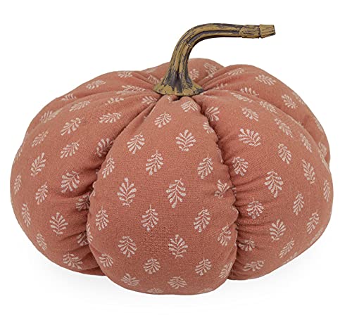 Boston International - Large Fabric Pumpkin - Salmon