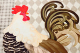 Olivia's Home Royal Rooster Accent Washable Rug 22" x 32" Doormat