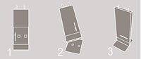 Flatyz - Twin Wick Flat Candle - Christmas Tree w/ Snow