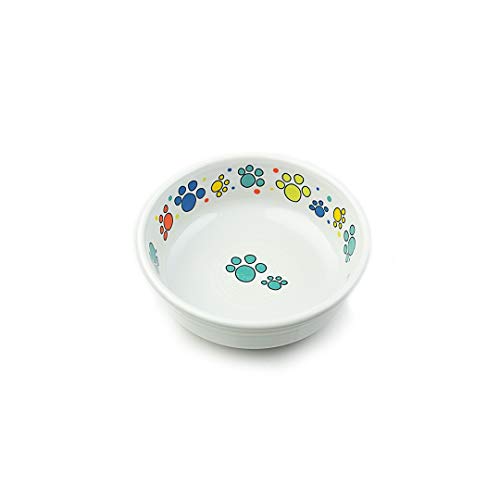 Fiesta - 19 oz Medium Bowl - Scatter Print Cat Paws