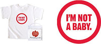 Wry Baby - Toddler T-Shirt - 12-18 months - "I'm Not A Baby"