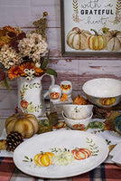Boston International - Ceramic Serving Bowl - Pumpkin Harvest