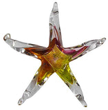 Luke Adams - Suncatcher - Large Twisted Star - Amber