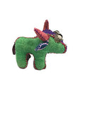 Twoolies - Stuffed Colorful Wool Animal - Bull - Small - 5" Tall