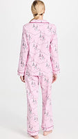 BedHead Pajamas - Long Sleeve Classic PJ Set - Christmas in Paris - XL (US 16)