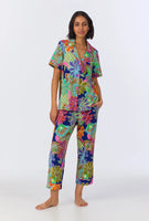 BedHead - Stretch S/S Capri PJ Set - Zanzibar - Medium