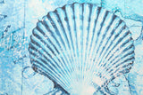 Olivia's Home - 32" x 22" Accent Rug - Ocean Voyage Clam Shell