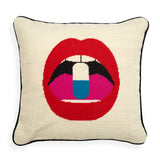 Jonathan Adler - Throw Pillow - Lips Full Dose