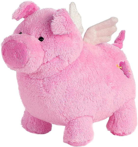 Aurora - Plush Stuffed - Pigasus the Pig - Dark Pink