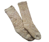 MinxNY - Book Lovers Reading Socks - Shea Butter Infused - Sweater - Tan