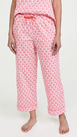 BedHead - Cami Cropped Pajama Set -  Seashells - X-Large