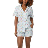BedHead - Classic S/S Stretch Jersey Shorty PJ Set - Wedding Party - Small