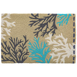 Jellybean - 30x20 Indoor/Outdoor Accent Rug - Tri Color Coral