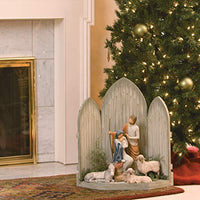 Willow Tree Gentle Animals of The Stable for The Christmas Story, Sculpted Hand-Painted Nativity Figures, 3-Piece Set