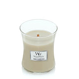 WoodWick - Medium Crackling 9 Oz. Candle - Tonka & Almond Milk