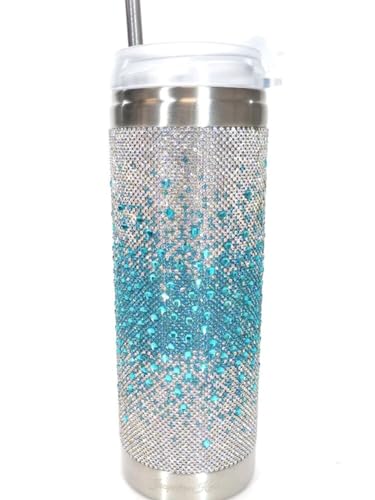 Jacqueline Kent - Mariners Cross Tumbler - Turquoise Wave