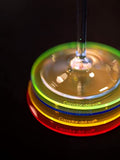 Cazador-del-sol - 4" Luminous James Coaster - Green
