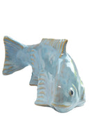 Fish In The Garden - Ceramic Garden Koi - Sky - Large Left