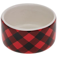 Boston International - 6 oz. Black & Red Serving Bowl -  Joy