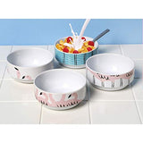 Kitsch'n Glam - Ceramic Stacking Bowls - Flamingo