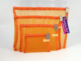 Mirra N Me - 32 Piece Mesh Zipper Bags - Multi Pack 8 Color Assortment