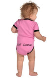 Lazy One - Infant Creeper - "I Sleep In The Dark" - Pink - 6M