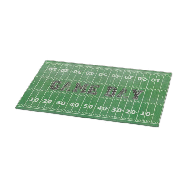 Boston International - Cutting Glass Board - Game Day - Small 12"x8"x.1/4"