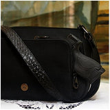 Concealed Carrie - Classic Microfiber Firearm Clutch - Black