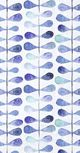 Boston International - Paper Guest Towel 16 Count - All About Blue