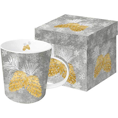 Paperproducts Design - 13.5 oz. Mug - Holiday Pinecones