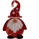 Gift Essential - Blown Glass Salt & Pepper Set - Gnome Santa