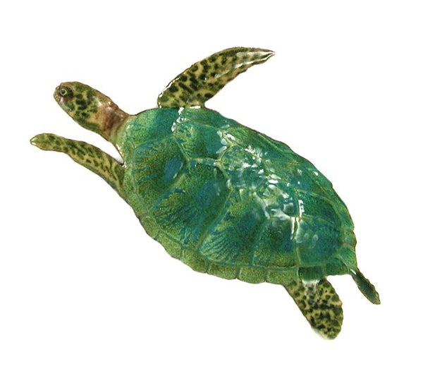 Bovano - Wall Sculpture - Sea Turtle Single Small