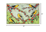 Olivia's Home - 32" x 22" Accent Rug - Goldfinches