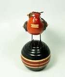 Mullanium - Steampunk Inspired Sculpture - Turned Head Cardinal on Ball