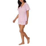 BedHead - Short Sleeve Shorty PJ Set - Pink 3D - Small
