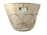 Home Essence HOM Canvas Laundry Tote - Natural Circles - Medium