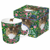 Paperproducts Design - 13.5 oz. Mug - Garden Cat